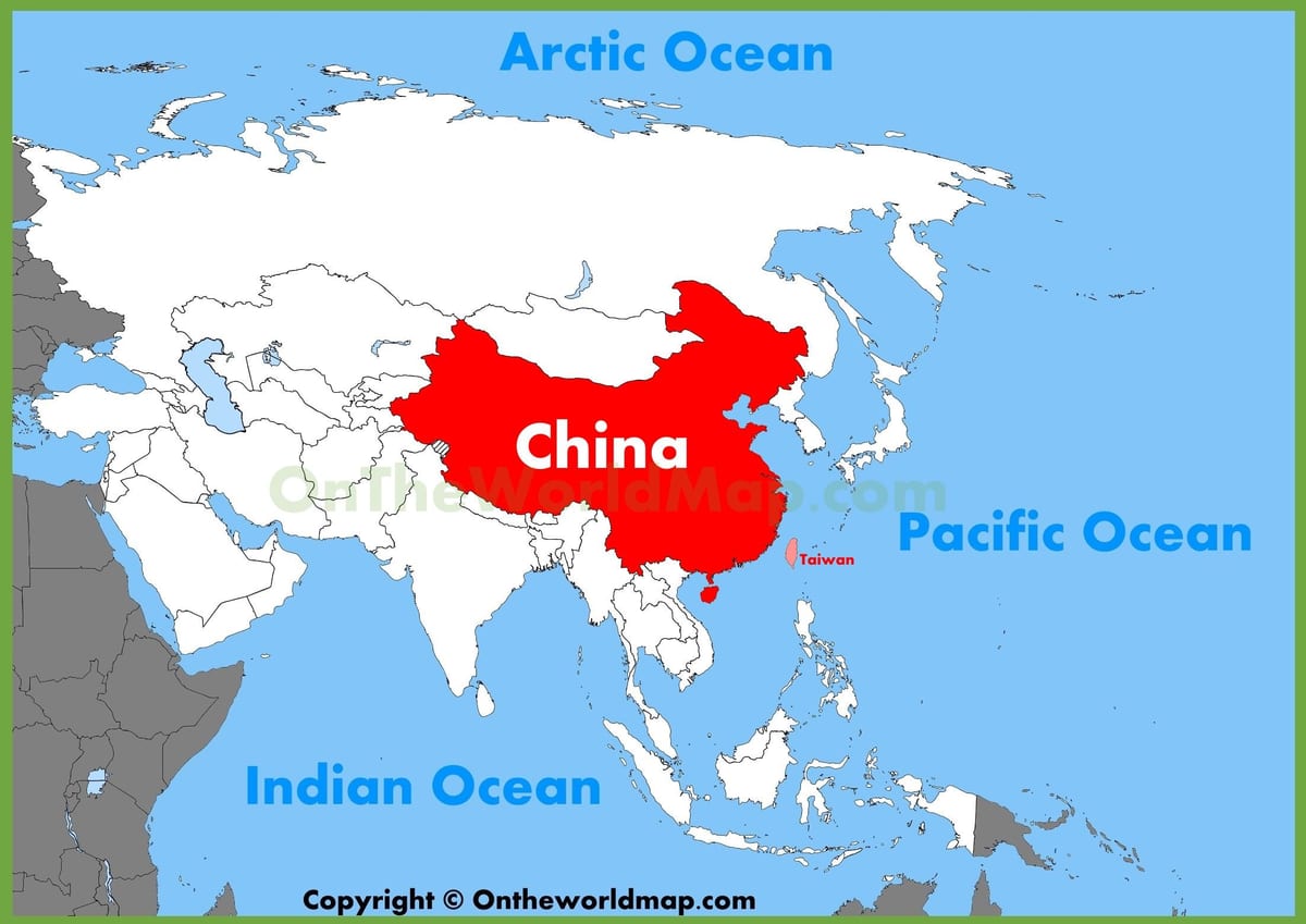 China asia map