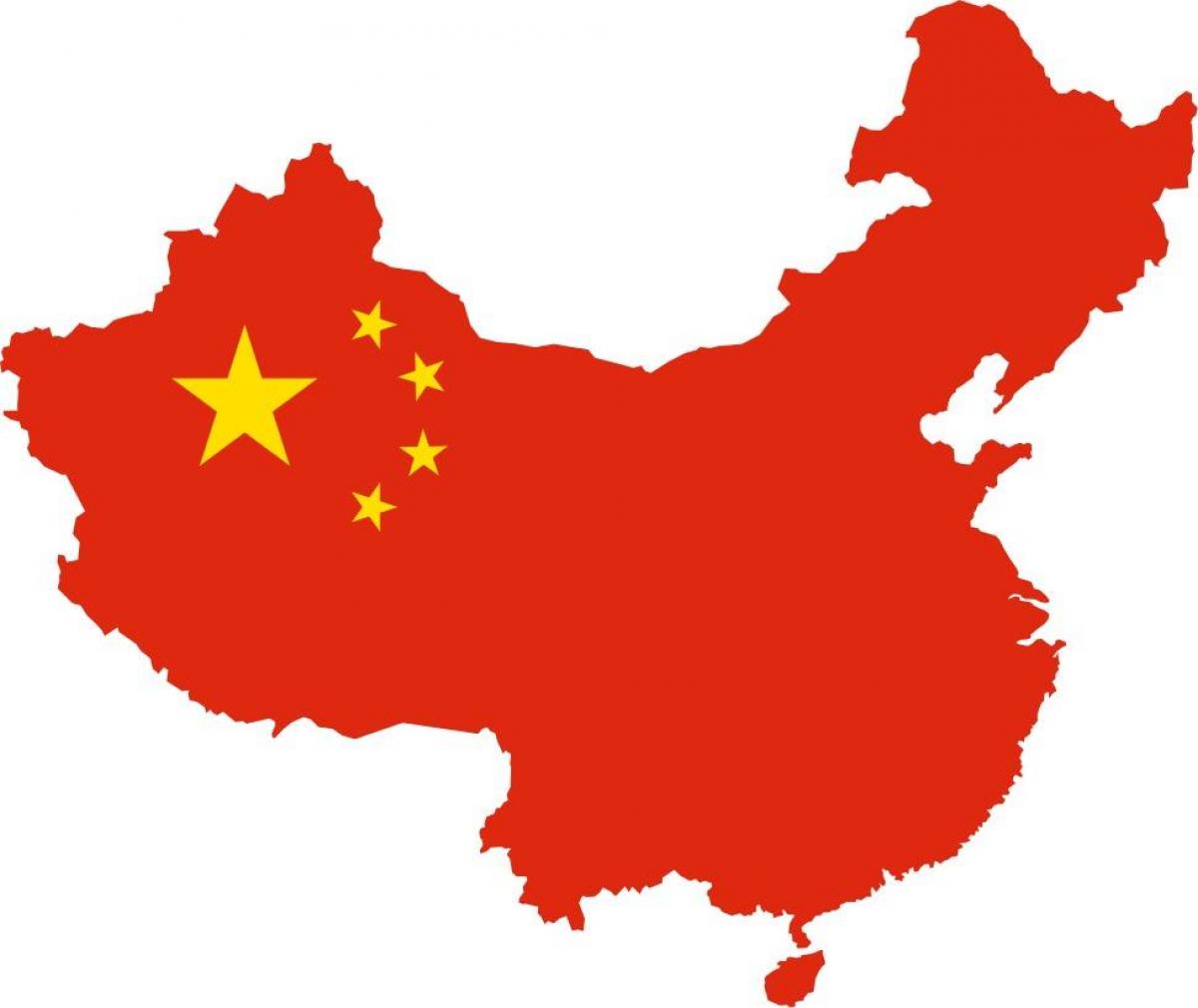 China map flag