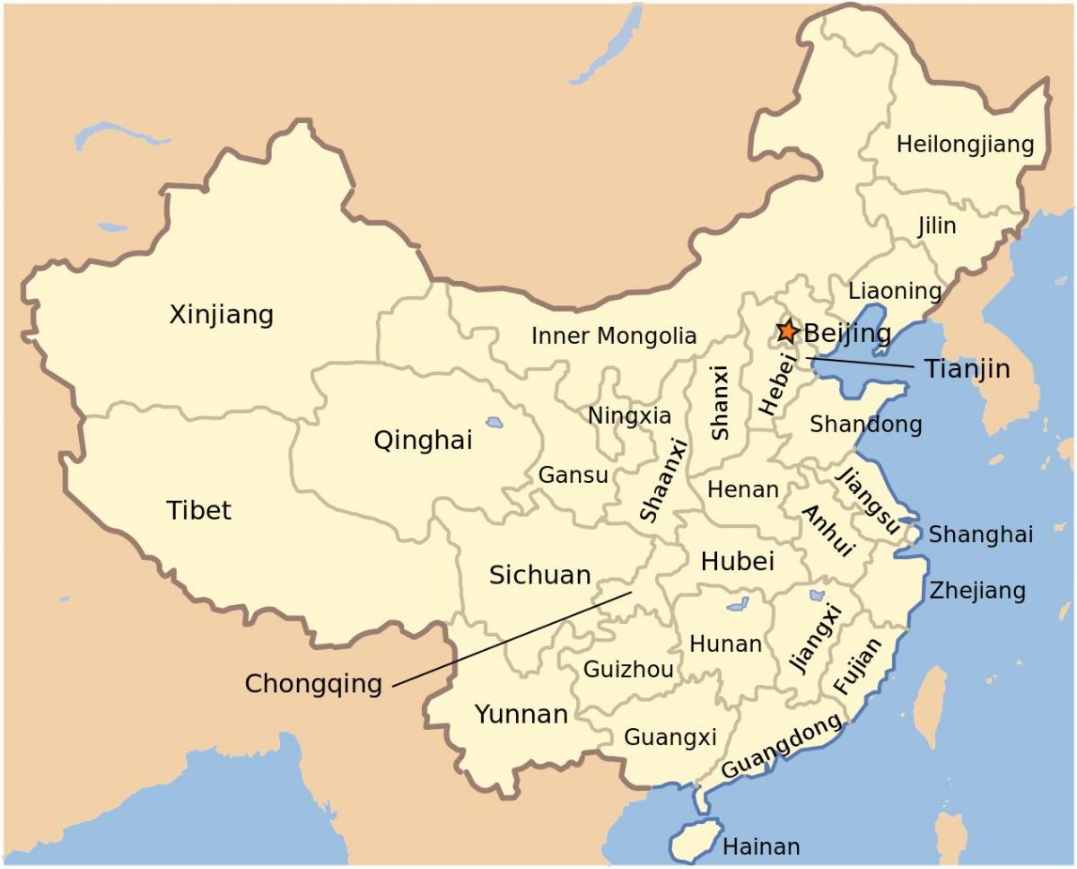 map app China