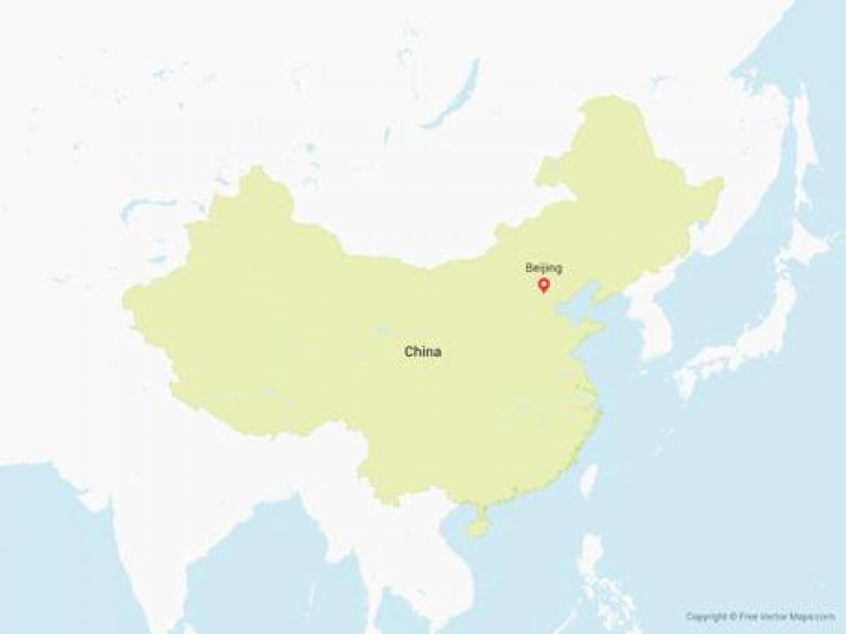 vector map of China