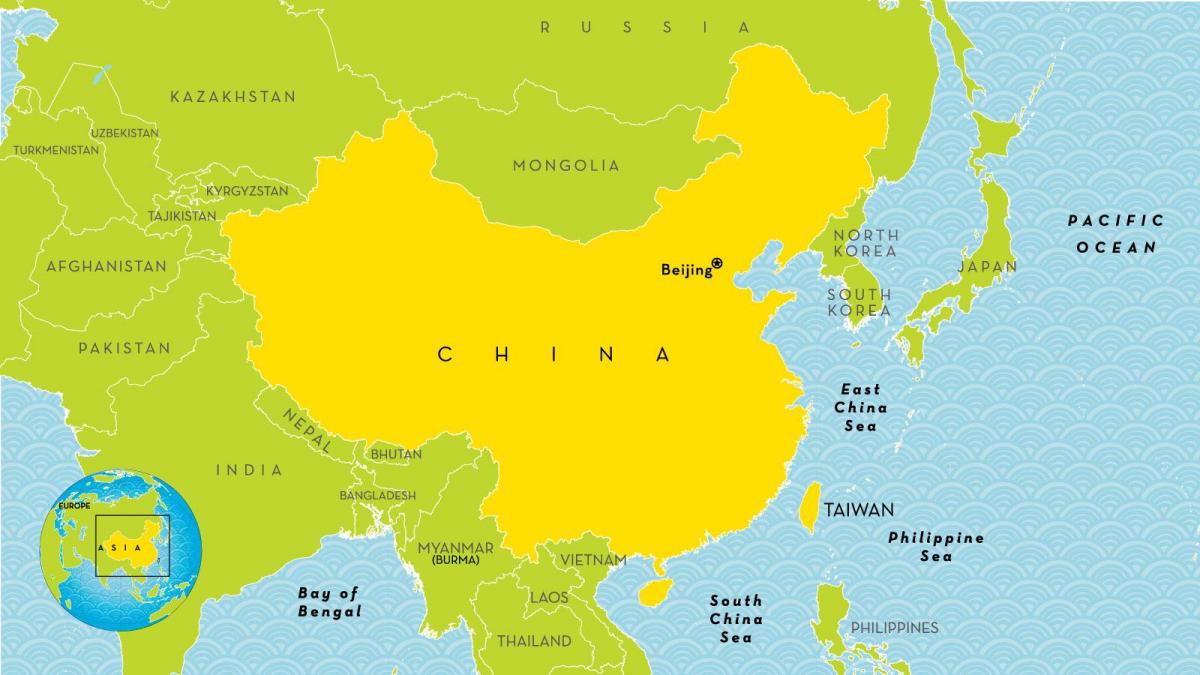 Map Of China For Kids China Map For Kids Eastern Asia Asia   Map Of China For Kids 