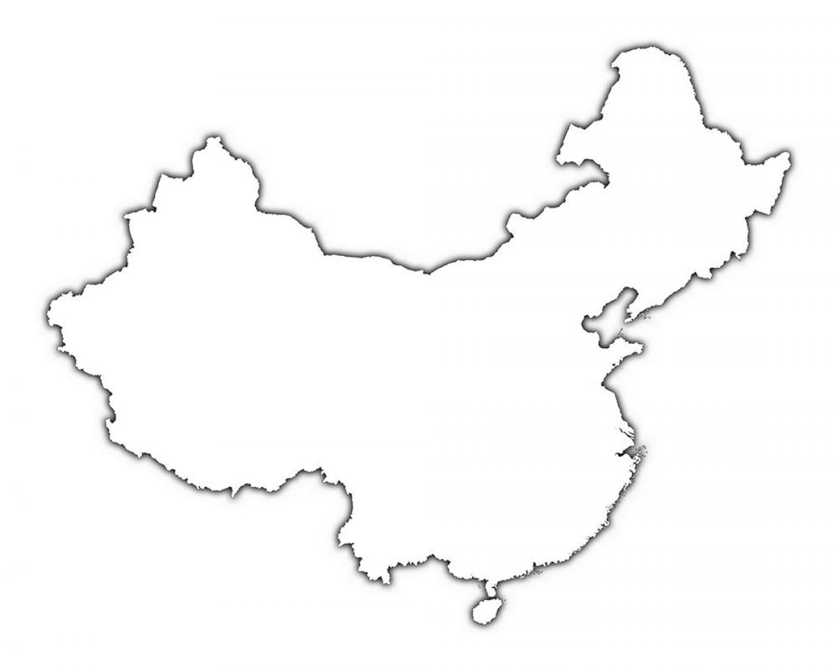 outline map China