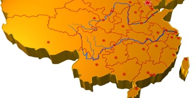 China 3d map