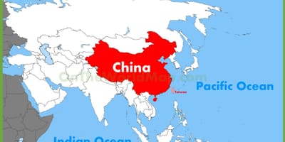 China asia map