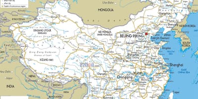 China roads map