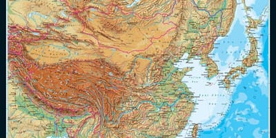 Topographic map China