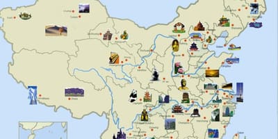 Tourist map China