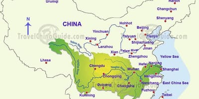 China map yangtze river