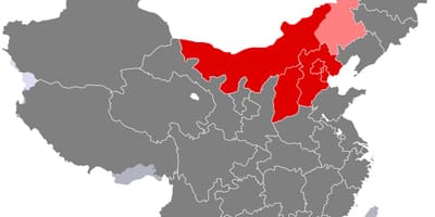 Map of north China