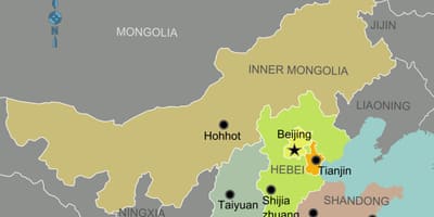 Map of northern China