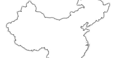 Outline map China