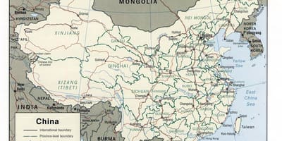China map printable