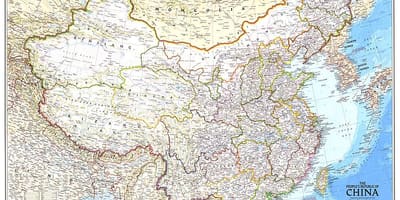 Map of republic of China