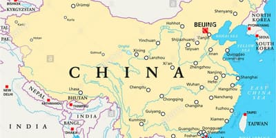 Map China rivers