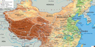 World map chinese version